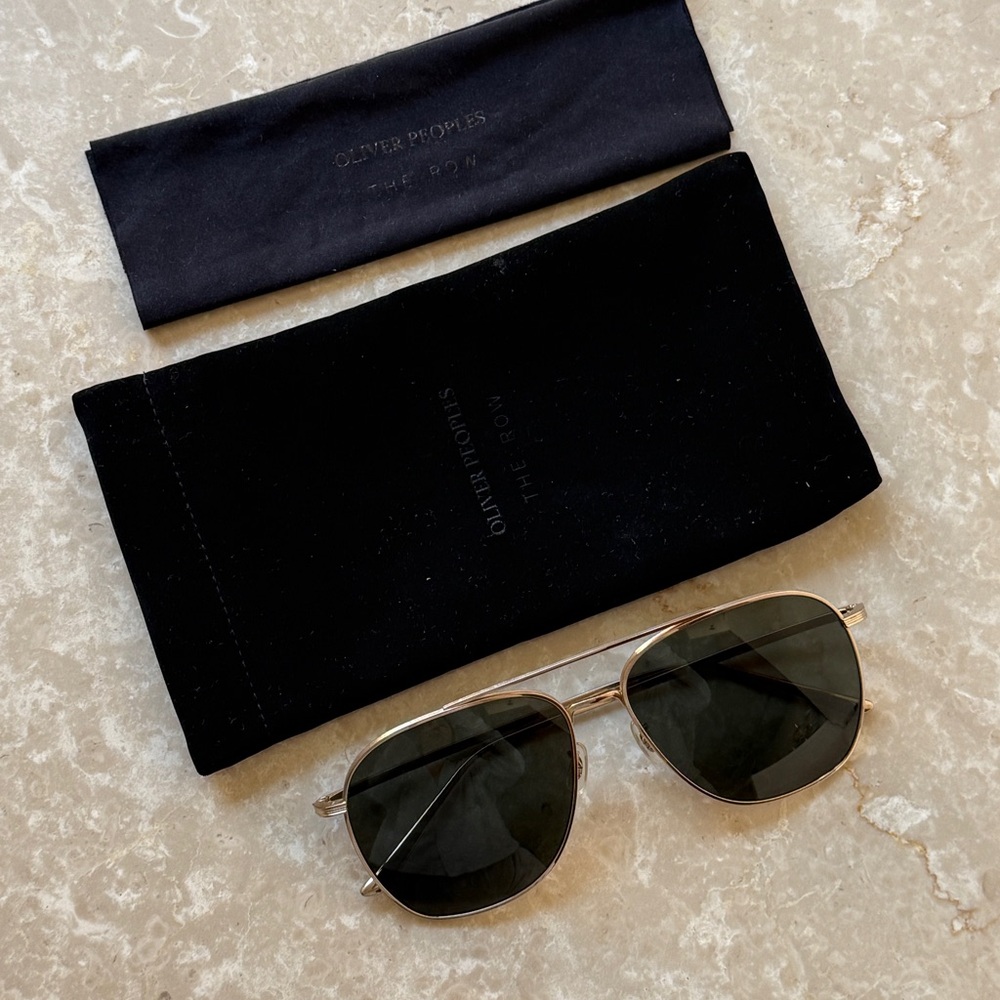 Oliver People x The Row aviator sunglasses